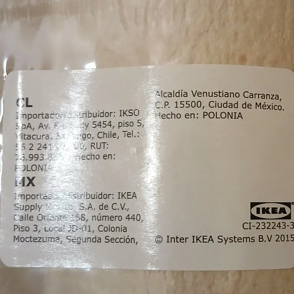 IKEA set of five unscented block candles